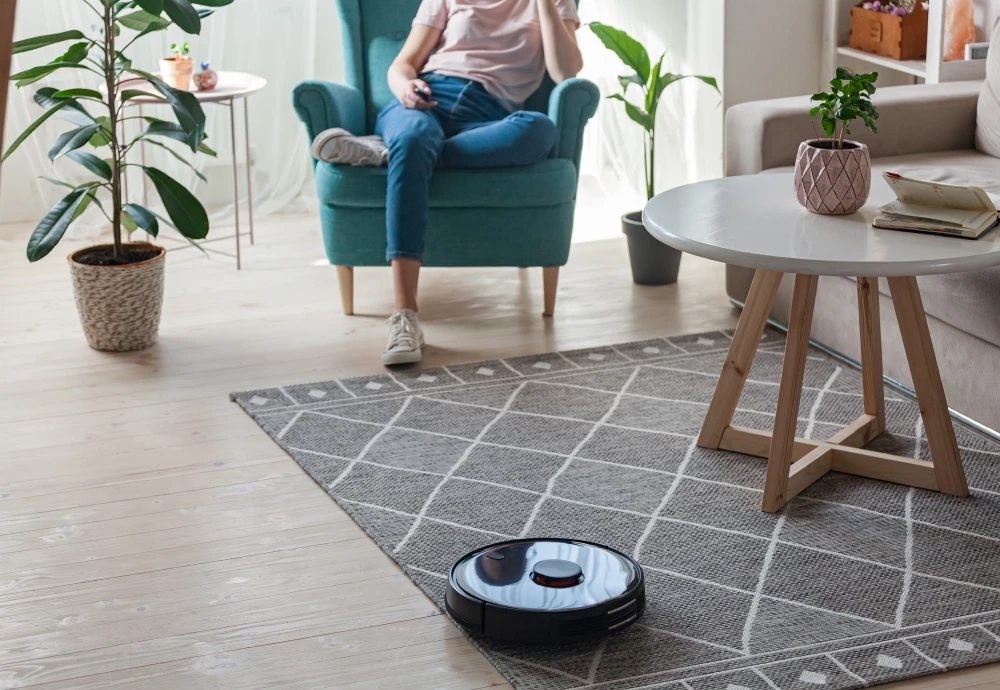 robot vacuum cleaner hardwood floor